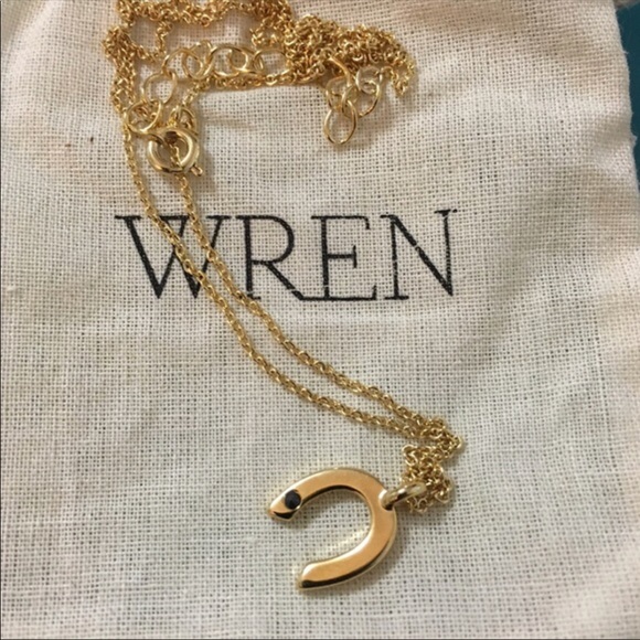 Wren Jewelry - Wren horseshoe pendant.
